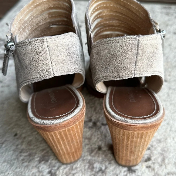 Donald J Pliner Caged Booties Kasia Light Beige Metallic- Women's Size 7.5 - Picture 4 of 16